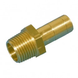 raccord - adaptateur écrou laiton 1/2" mâle - diam.15mm mâle