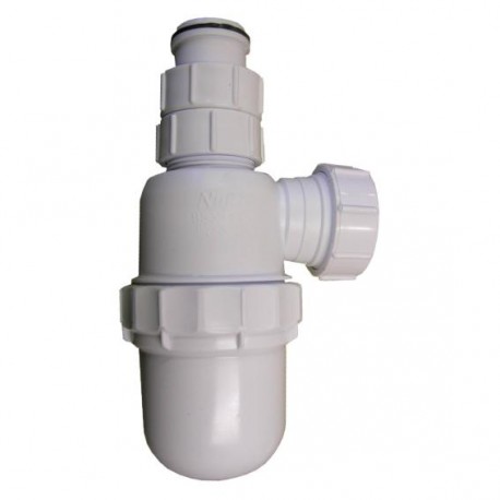 Syphon pour lavabo & évier avec entrée ajustable 75mmx32mm