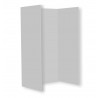 Cabine de douche à 3 côtés - 685x685x H.1830mm couleur blanc