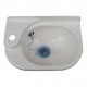 Petit lavabo plastique ATLAS - larg 340mm x profondeur 220mm x H. 110mm couleur blanc