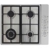 plaque de cuisson Culina 4 feux gaz en acier inoxydable 60cm