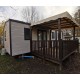 Terrasse mobil home 4,5x2,5m semi couverte 3x3m