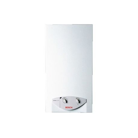 Chauffe eau BOSCH W11, 11 litres/min. automatique sans veilleuse - dim.580x310x220mm couleur blanc