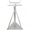 Chandelle en acier zingué très résistant (petite) avec boulon transversal 350 à 520mm - capacité 2000kg