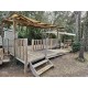 Terrasse mobil home PMR 4,5x2,5m couverte
