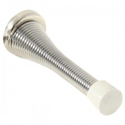 Butée de porte à ressort chromée AG