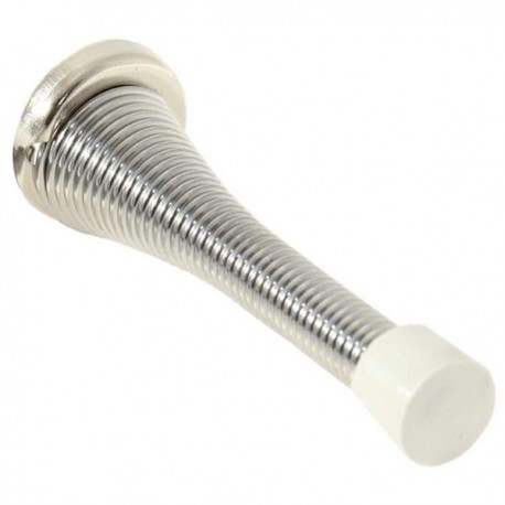 Butée de porte à ressort chromée AG