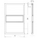 combistore moustiquaire 875x1190mm