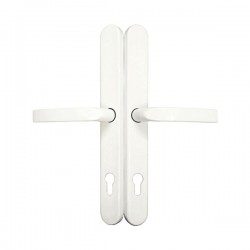 Poignée de portes d'entrée de mobilhome PVC eurolock ELLBEE couleur blanc