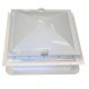 Lanterneau mobilhome complet avec manivelle (standard) - 350x350x100mm couleur blanc