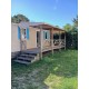 Terrasse mobil home 5,5x2,3m couverte complète