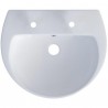 Lavabo en porcelaine Lecico Atlas 50cm 2 trous