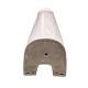 Colonne céramique LECICO ATLAS larg. 143mm x  profondeur 154mm x hauteur 663mm - couleur blanc