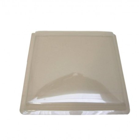 Couvercle de lanterneau en plastique 450x450mm (plat) couleur transparent