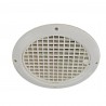 Grille d'aération ronde pour plafond - 12000mm² - diam. ext. 217mm couleur blanc