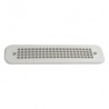 Grille d'aération plastique 3000mm² - trou 35x195mm profondeur 30mm couleur blanc