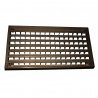Aérateur plastique pour intérieur - 170x90mm couleur marron