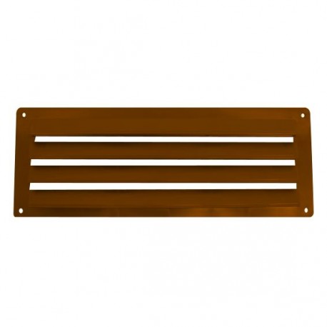 Aérateur plastique pour intérieur - 240x90mm couleur marron