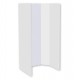 Cabine de douche à 4 côtés en angle gauche ou droit - 685x685x H.1830mm couleur blanc
