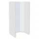 Cabine de douche à 4 côtés en angle gauche ou droit - 685x685x H.1830mm couleur blanc