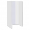 Cabine de douche à 4 côtés en angle gauche ou droit - 685x685x H.1830mm couleur blanc