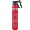 Extincteur à poudre polyvalente BC, vanne et jauge en acier inox - modèle alpha 600g