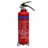 Extincteur à poudre polyvalente ABC, vanne et sauge en acier inox - 1kg