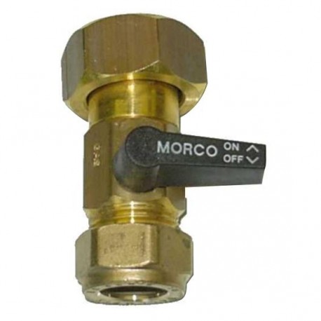 Robinet d'arrêt gaz chauffe eau MORCO G11