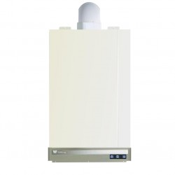 Chauffe eau WIDNEY slimtronic, 11 litres/min. automatique, alimentation électrique 230V - dim. 365x165x590mm couleur blanc