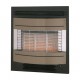Chauffage gaz WIDNEY Curvascape GP - 3800w couleur noir & or