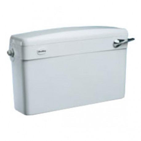 Chasse d'eau WC SLIMLINE - 508x152x318mm couleur blanc