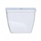 Chasse d'eau WC pour cuvette gLECICO ATLAS - 405x385x185mm couleur blanc