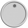 Lavabo rond inox fond plat - diam. 450mm x 30mm (avec K16)