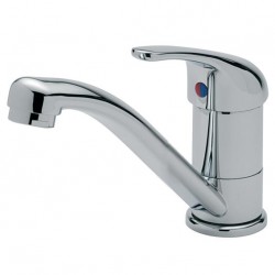 Robinet mélangeur à levier pour lavabo couleur chrome