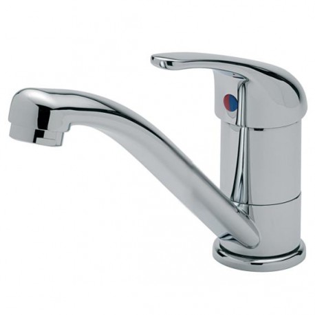 Robinet mélangeur à levier pour lavabo couleur chrome