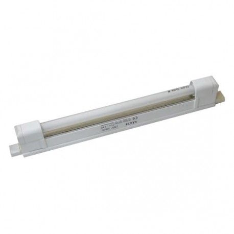 Réglette sans interrupteur 6W 280x20x45mm couleur blanc