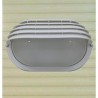 Eclairage extérieur polycarbonate et verre IP44 280x160mm 60W E27 couleur blanc