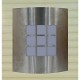 Eclairage extérieur polycarbonate avec entourage chrome IP44 230x260 60W E27