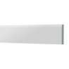 Plinthe PVC 65x6mm - 2x2,5m couleur blanc