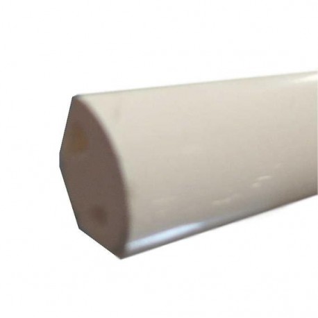 Profilé de finition PVC - 17,5mm x 5m couleur blanc