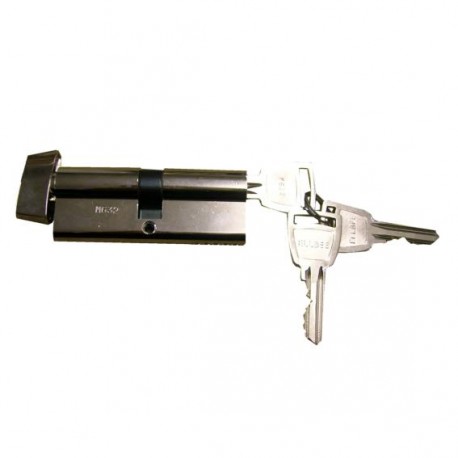 Barillet seul Séie M avec 3 clés 80mm 40/40 eurolock ELLBEE