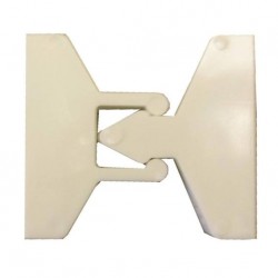 Bloque porte en plastique type ABI couleur blanc