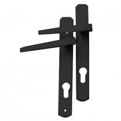 Poignée de portes d'entrée de mobilhome PVC eurolock ELLBEE couleur noir